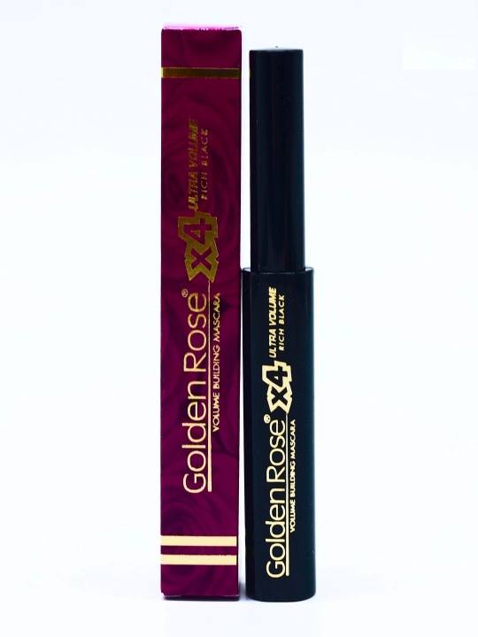 Тушь для ресниц Golden rose X4 Ultra Volume Rich Black Volume Building