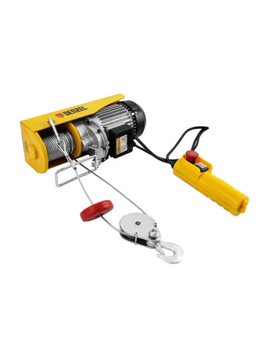 DENZEL TF-800 telfer, elektr, 0,8 t, 1300 Vt, balandligi 12 m, 8 m,min, 52014