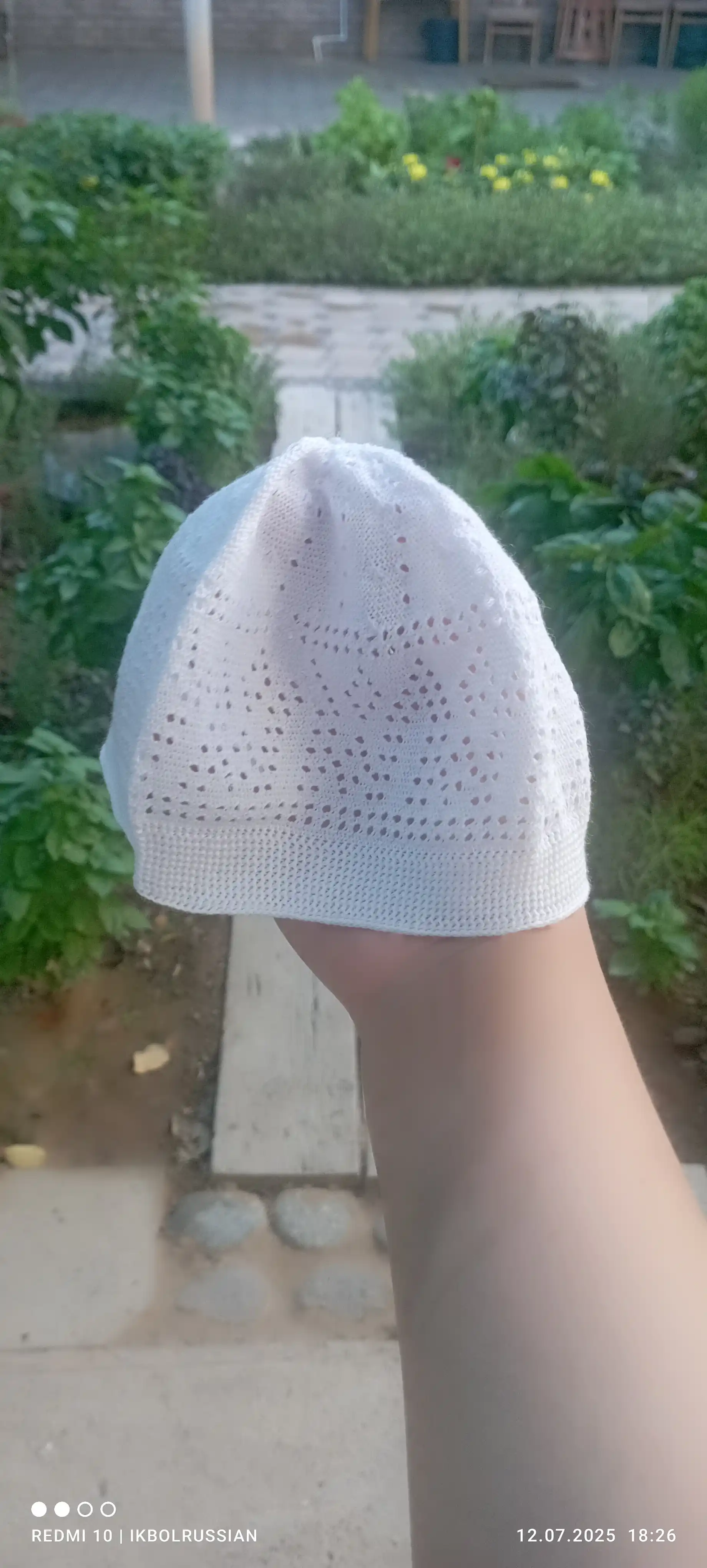 Летняя детская шапка