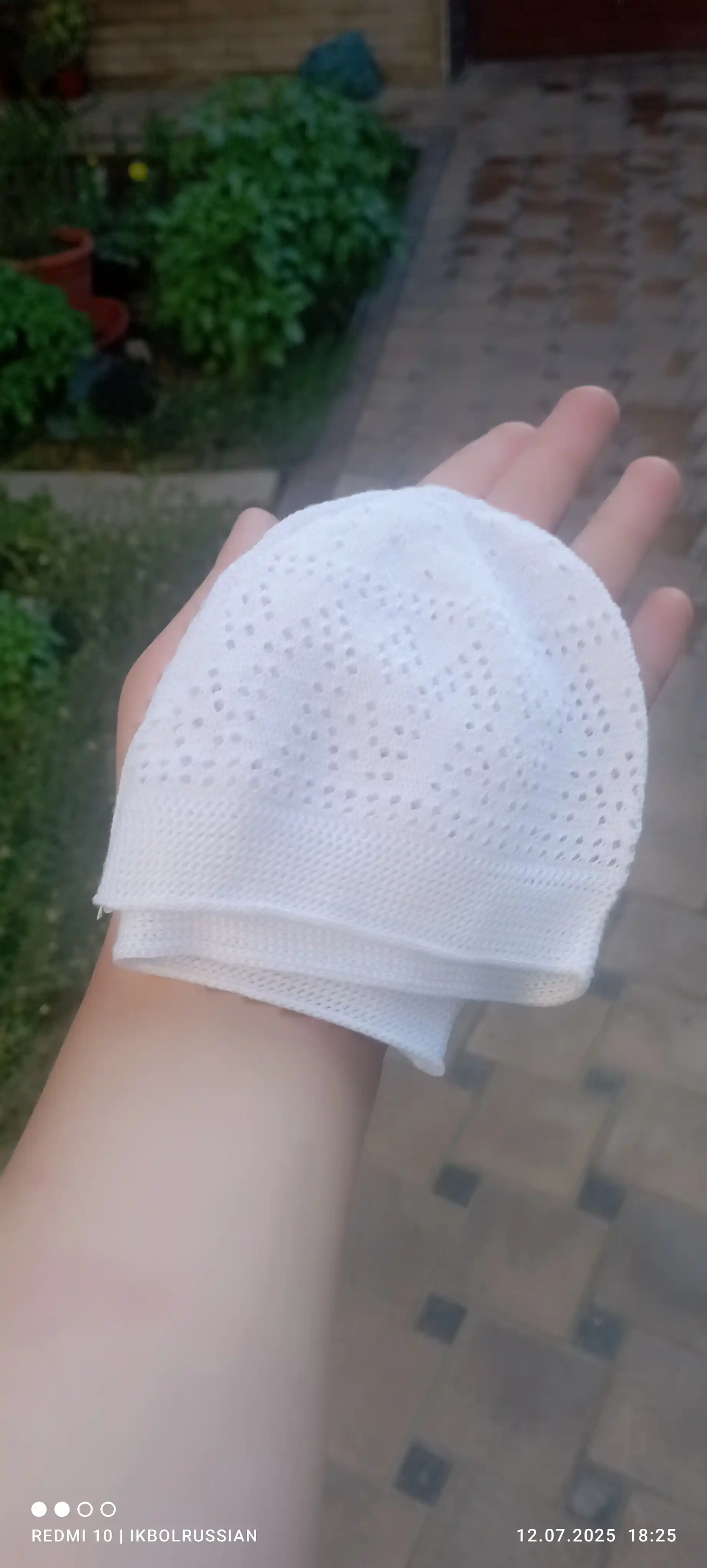 Летняя детская шапка
