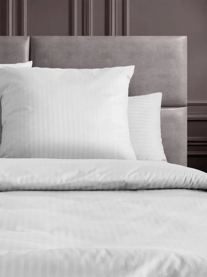 Комплект постельного белья, пододеяльник на молнии, ткань PLANT, наволочки и простыня