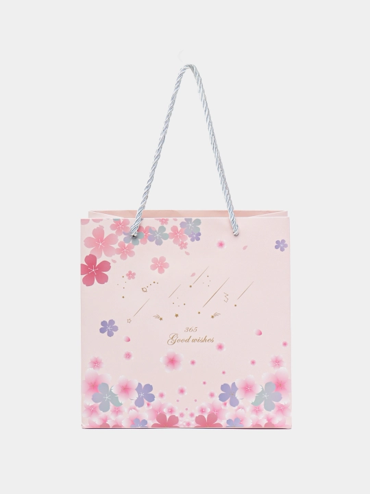 Sovg'a paketlari qalin karton 23x18 sm, mustahkam va qulay