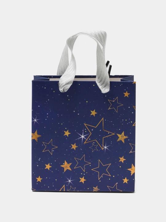 Sovg'a paketlari qalin karton 23x18 sm, mustahkam va qulay