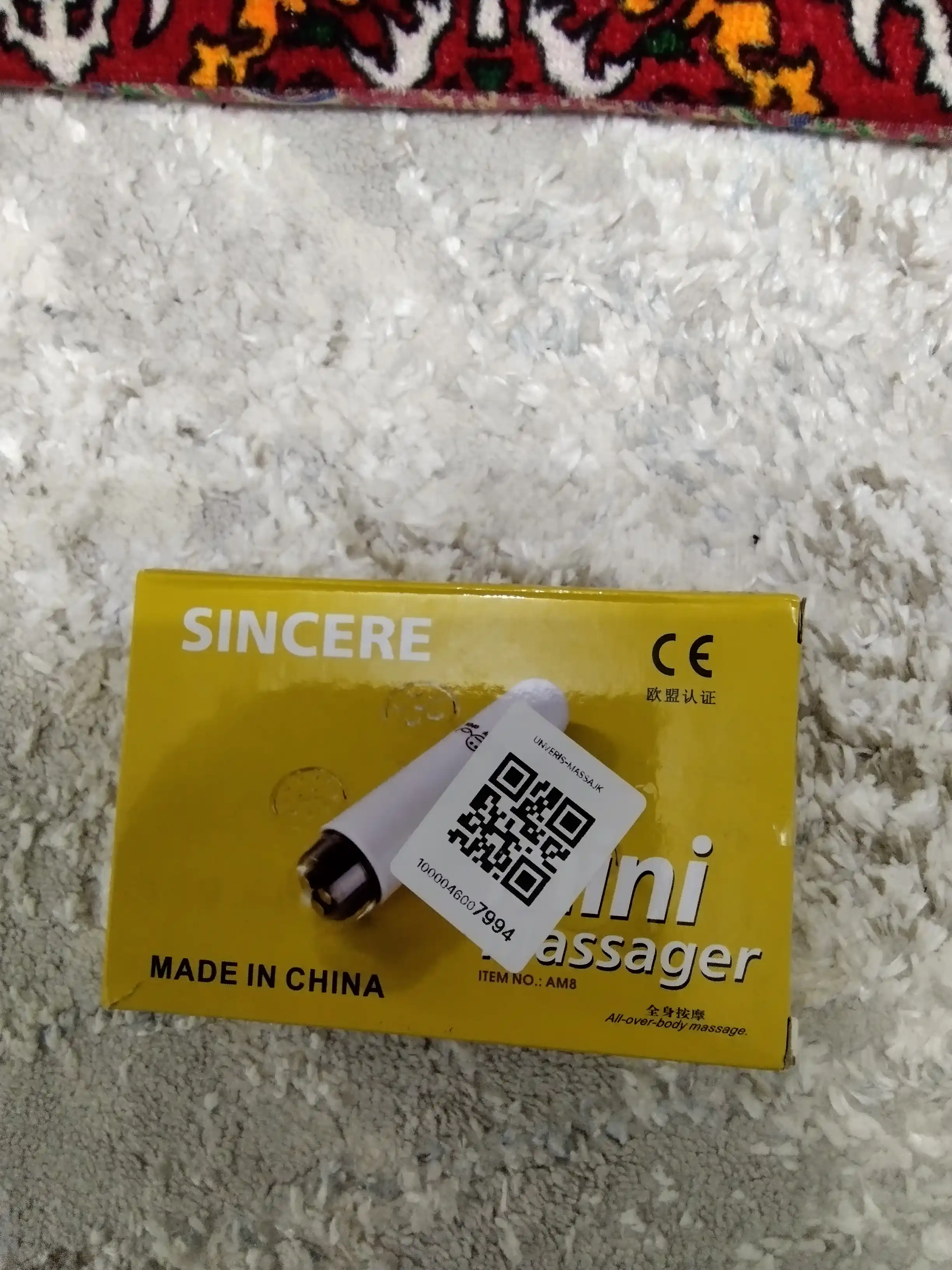 Yuz, bo‘yin va tana uchun universal mini-massaj moslamasi, 4 ta uchlik