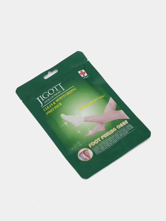 Пилинг-носочки Jigott Clean and Moisturizing Foot Pack, 1 пара