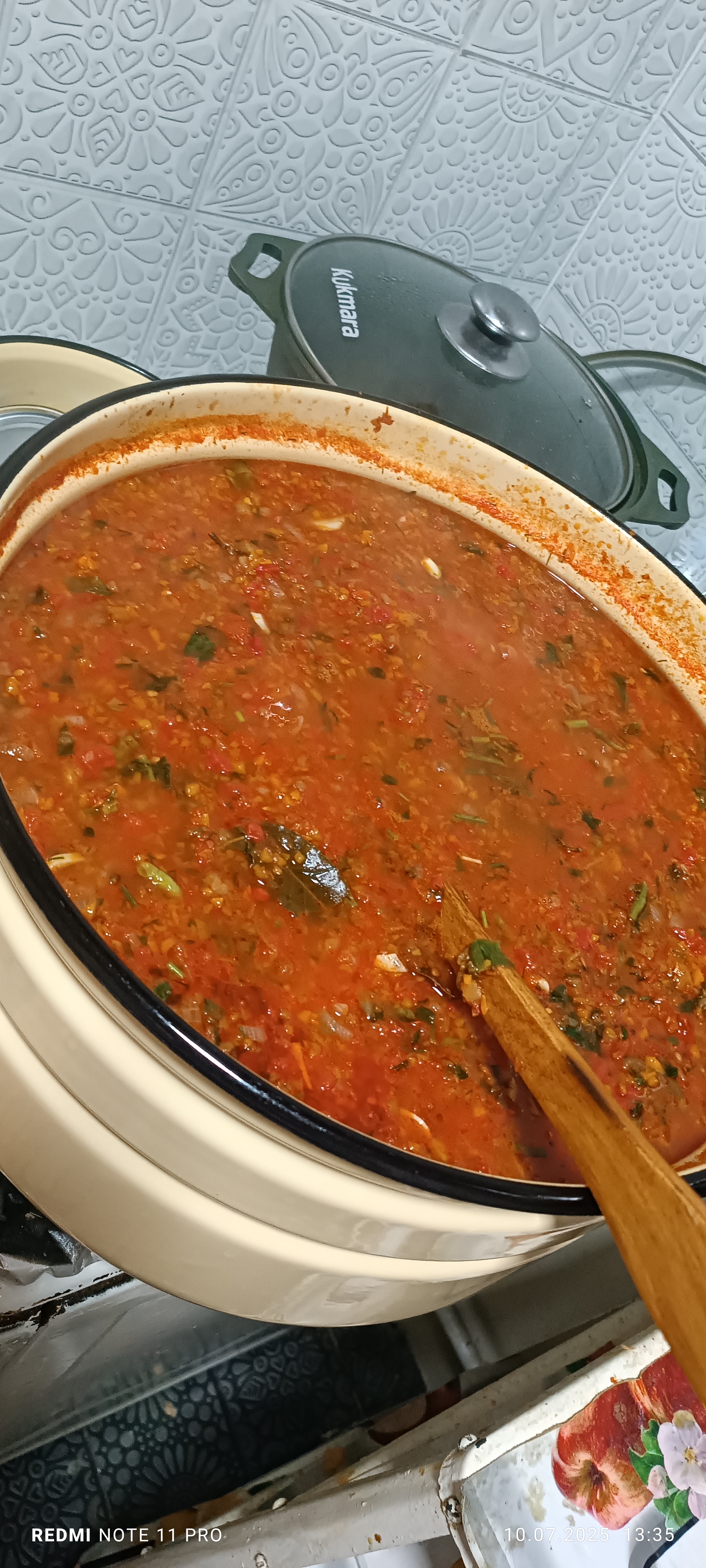 Кастрюли эмалированные с крышкой, кастрюли для кухни, кастрюли с крышкой, кастрюли