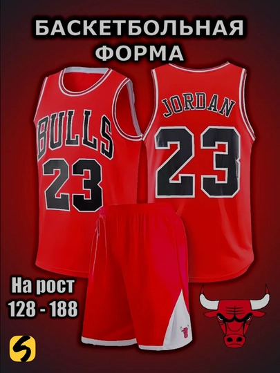 Баскетбольная форма для мальчиков Bulls Jordan