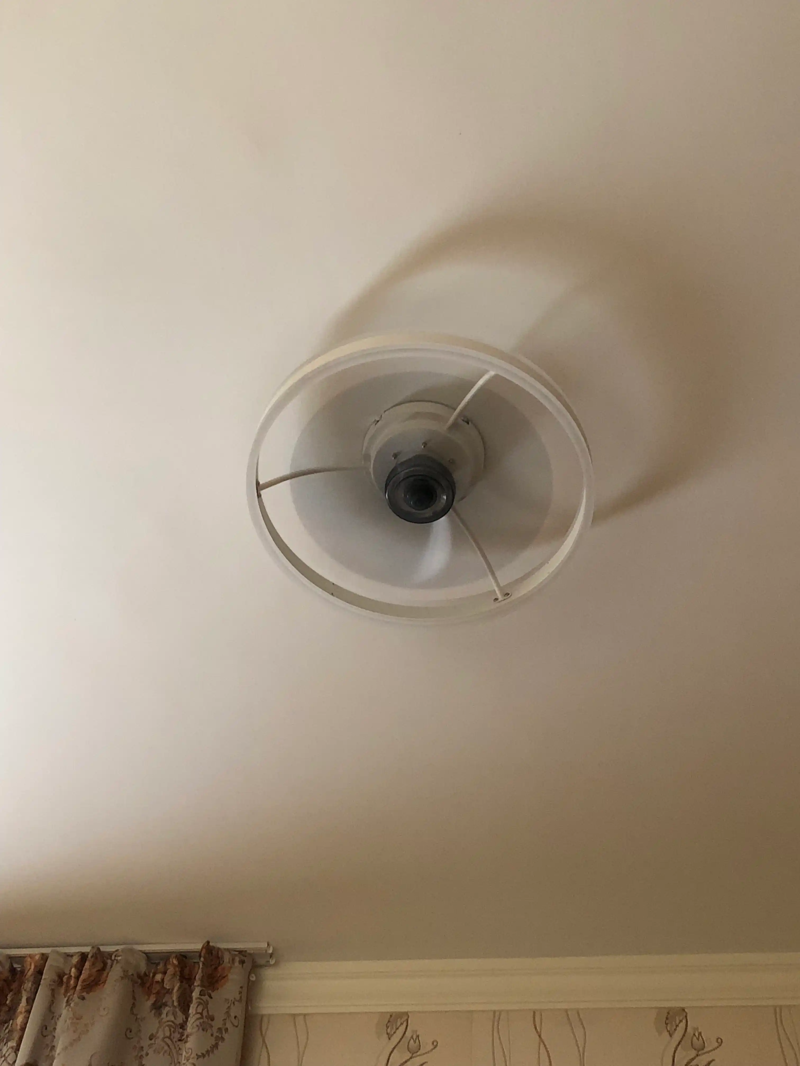 Ventilyator lyustra LED qandil, 6 xil yoritish rejimi, oshxona, zal va yotoqxona uchun mos