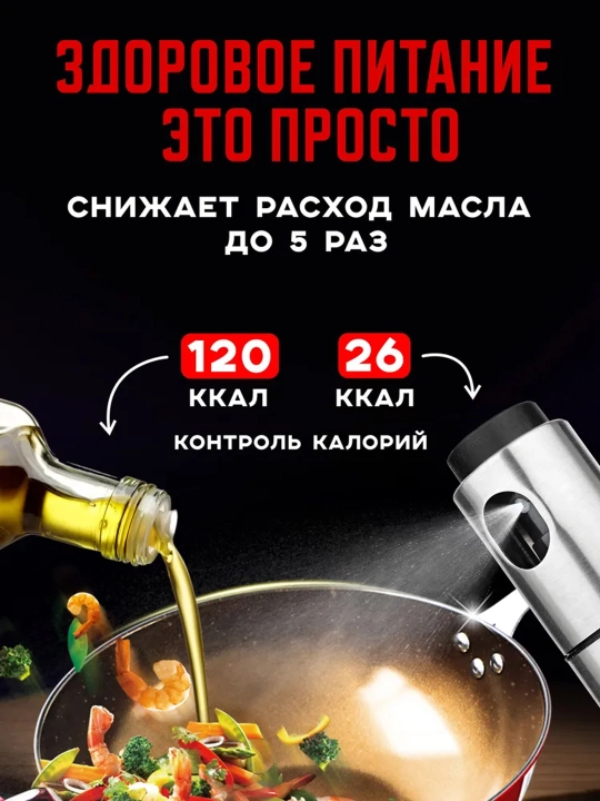 Распылитель для масла 100 мл, дозатор-спрей для кухни, стеклянная бутылка