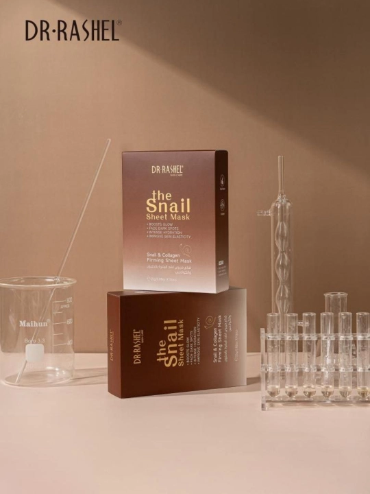 Dr.Rashel Snail & Collagen taranglashtiruvchi mato niqobi, 25 gr