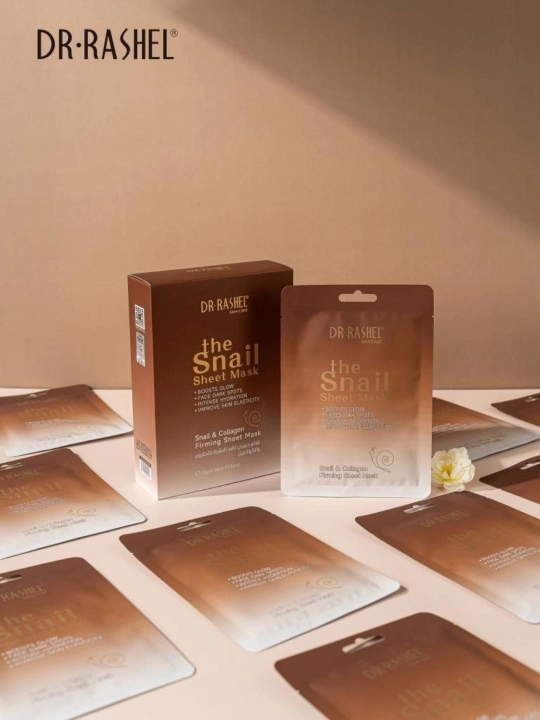 Dr.Rashel Snail & Collagen taranglashtiruvchi mato niqobi, 25 gr