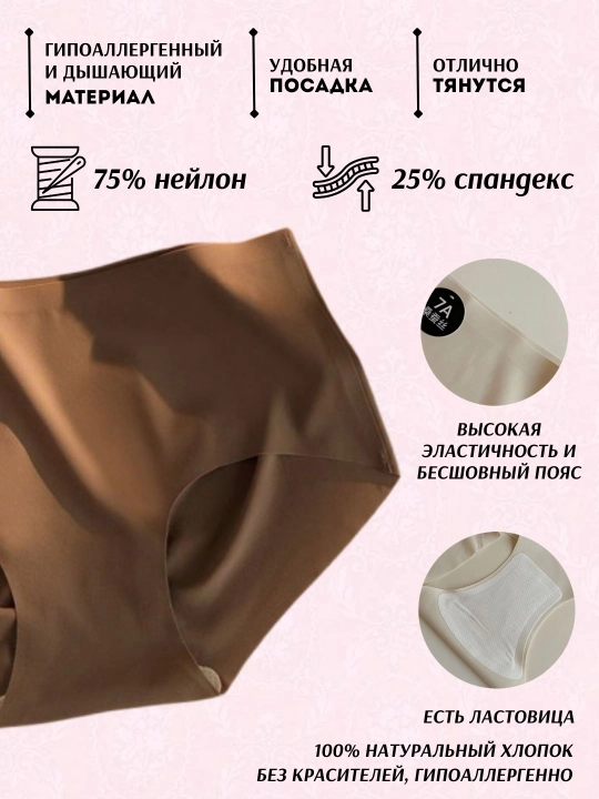 Ayollar uchun choksiz trusiklar, sliplar