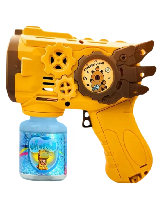 LED-чироғи билан совун пуфакларини чиқарувчи пистолет BUBBLE GUN