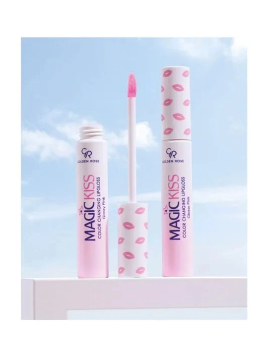 Блеск для губ Golden Rose Magic Kiss Color Changing Lipgloss мягкий розовый глянец