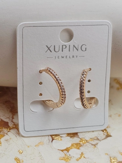 Кольцевые серьги для девочек и женщин, Xuping — 1001PRT-XUPINGK-ПЕСХАКИ