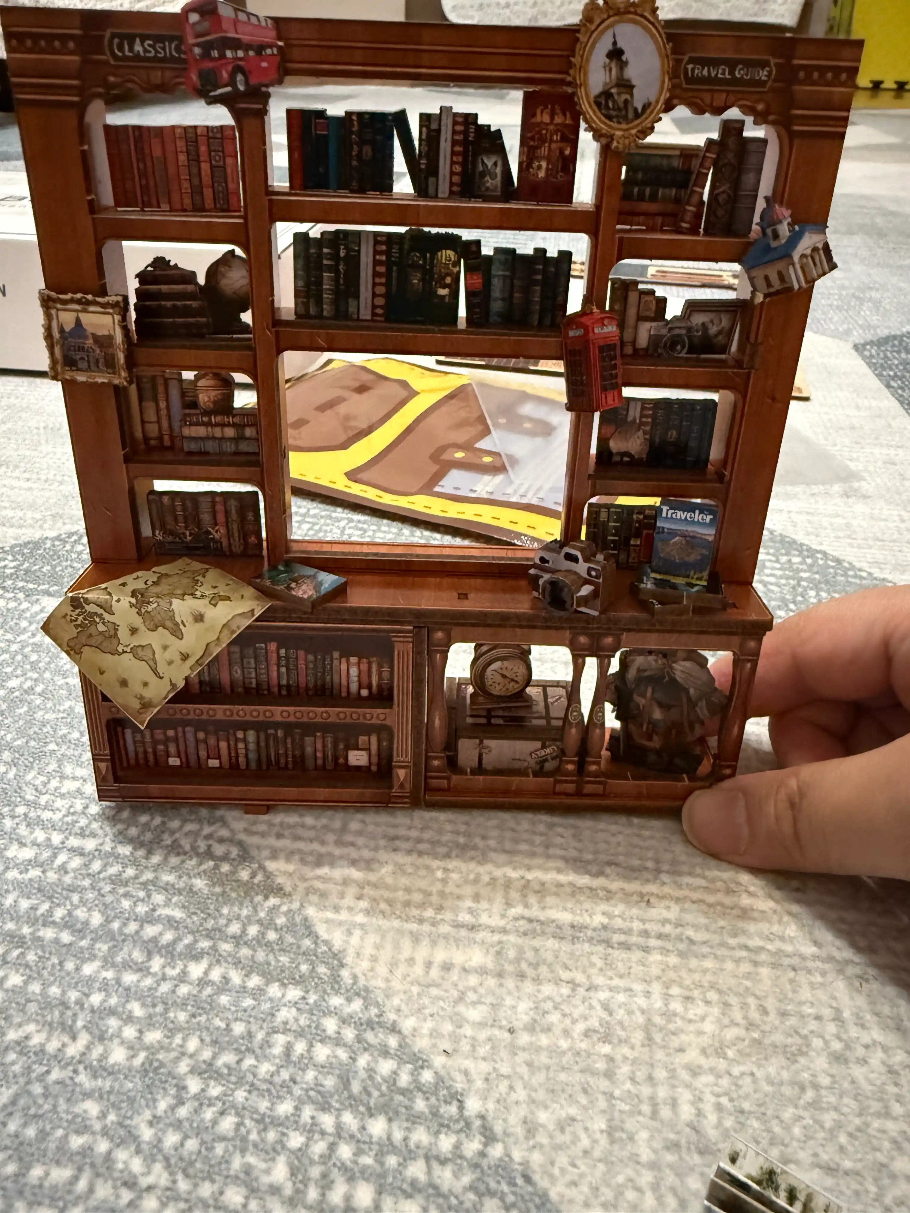 Румбокс Пазл Diy Nook 3D, деревянный с лампой