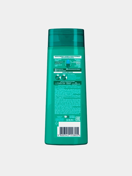 Garnier Fructis mustahkamlovchi shampun Kokosli Balans, 250 ml