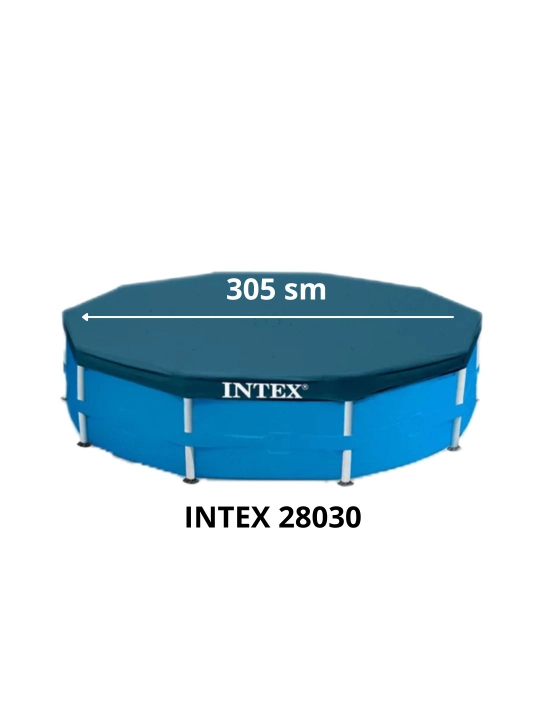 Ramkali basseyn uchun himoya tenti, Intex basseyn qoplamasi 28038, 28039 soyabon uchun qopqoq