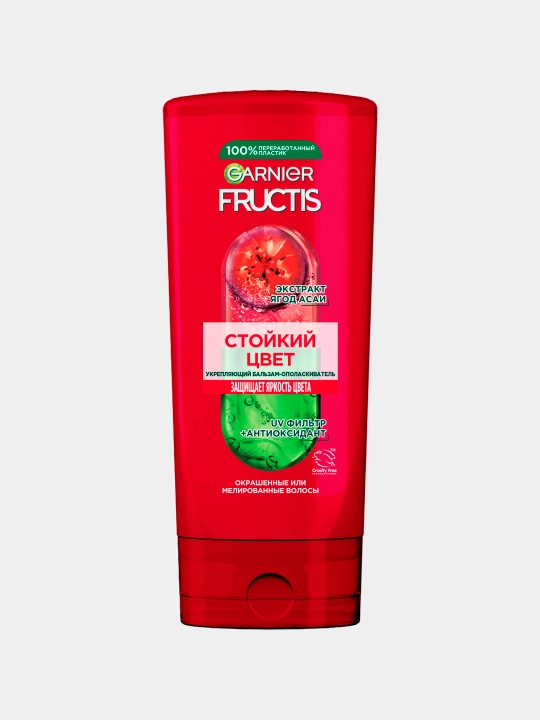 Sochlar uchun konditsioner balzam Garnier Fructis meva konsentrati bilan, 200 ml