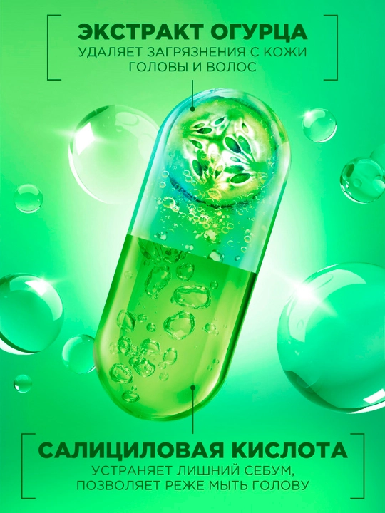 Garnier Fructis Sochni mustahkamlovchi shampun, Bodring Freshness, 250 ml