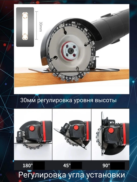 Насадка торцовочной пилы для ушм