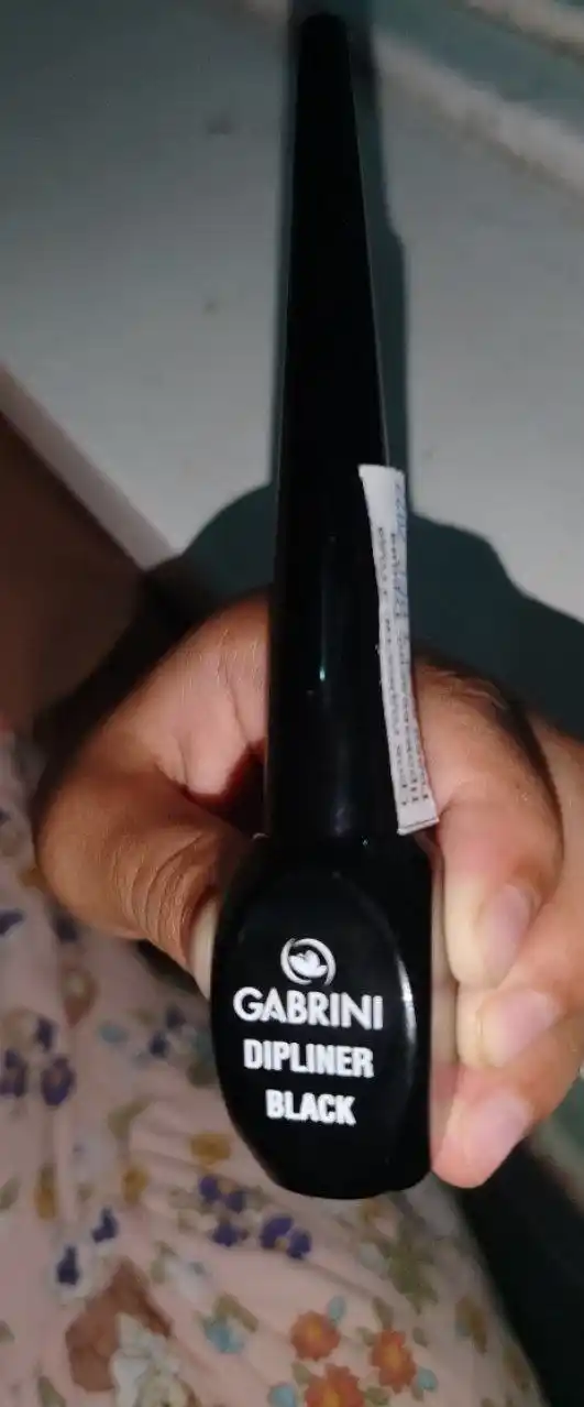 Gabrini diplener black- ko‘z uchun qora podvodka, tez quriydigan, 7ml, ko‘z uchun podvodka