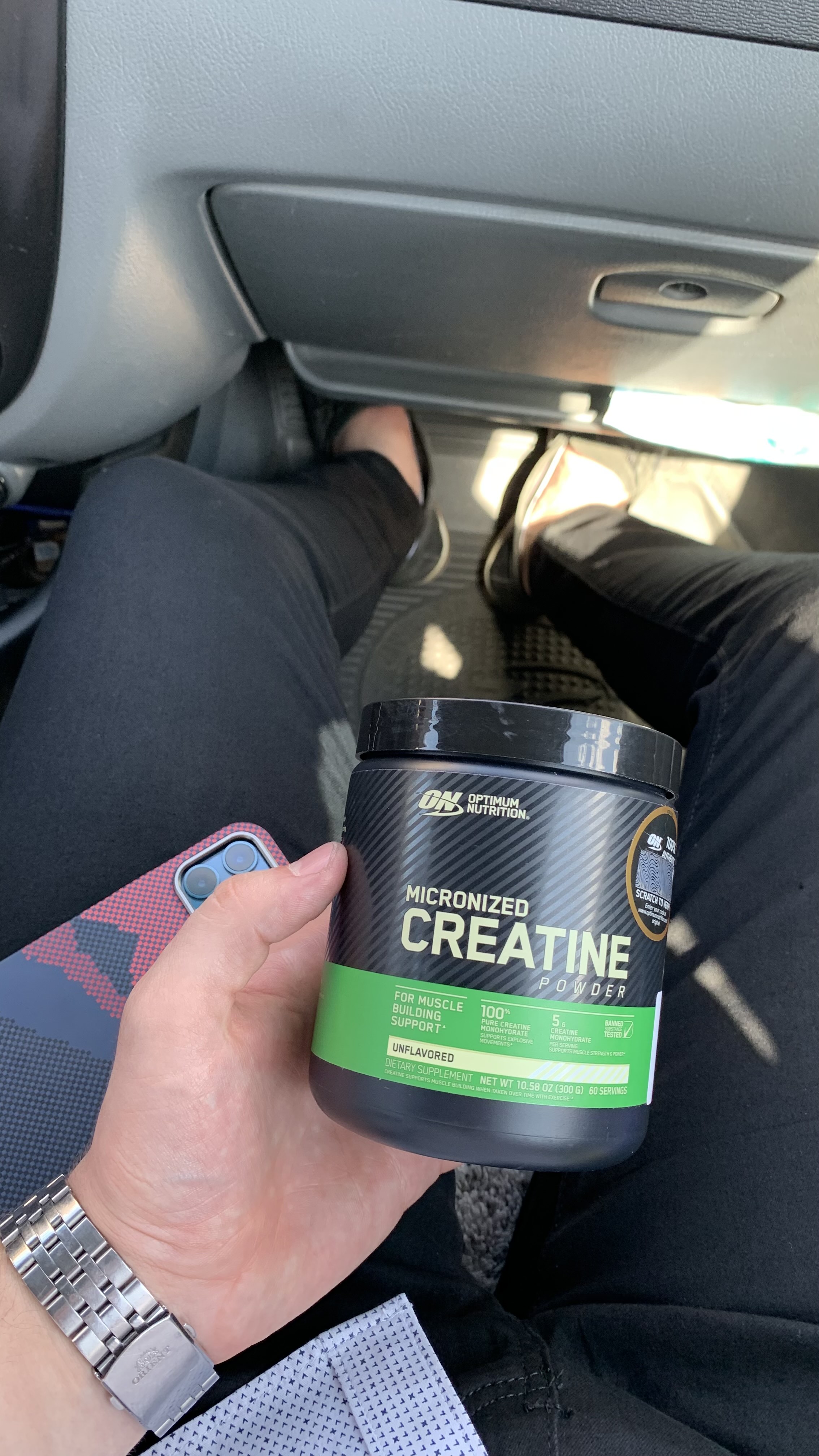 Optimum Nutrition Micronized Creatine Powder kreatin, 300 g, 60 ta porsiya