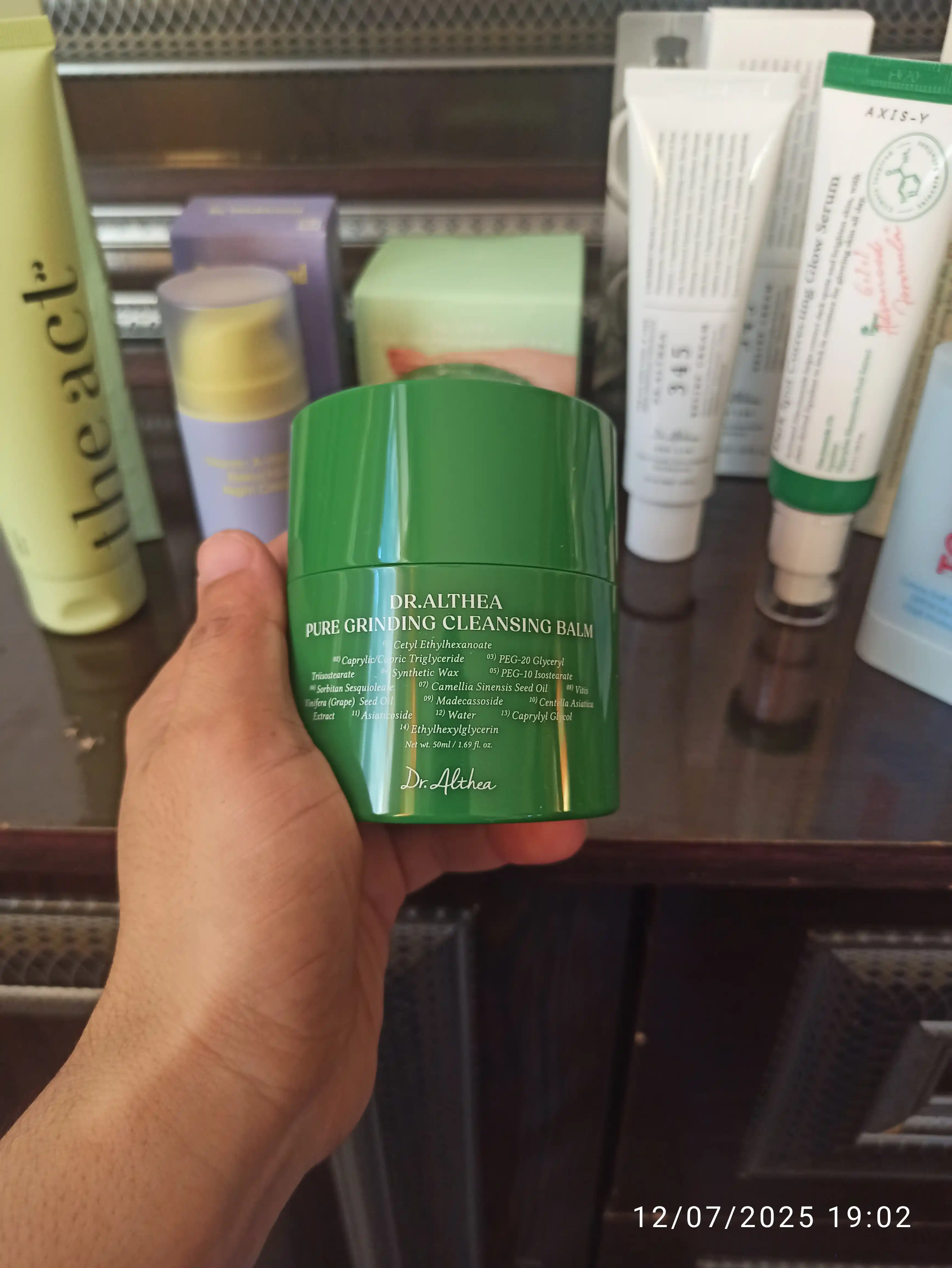Dr.Althea Pure grinding Cleansing Balm makiyajni olib tashlash uchun sherbet, 50ml