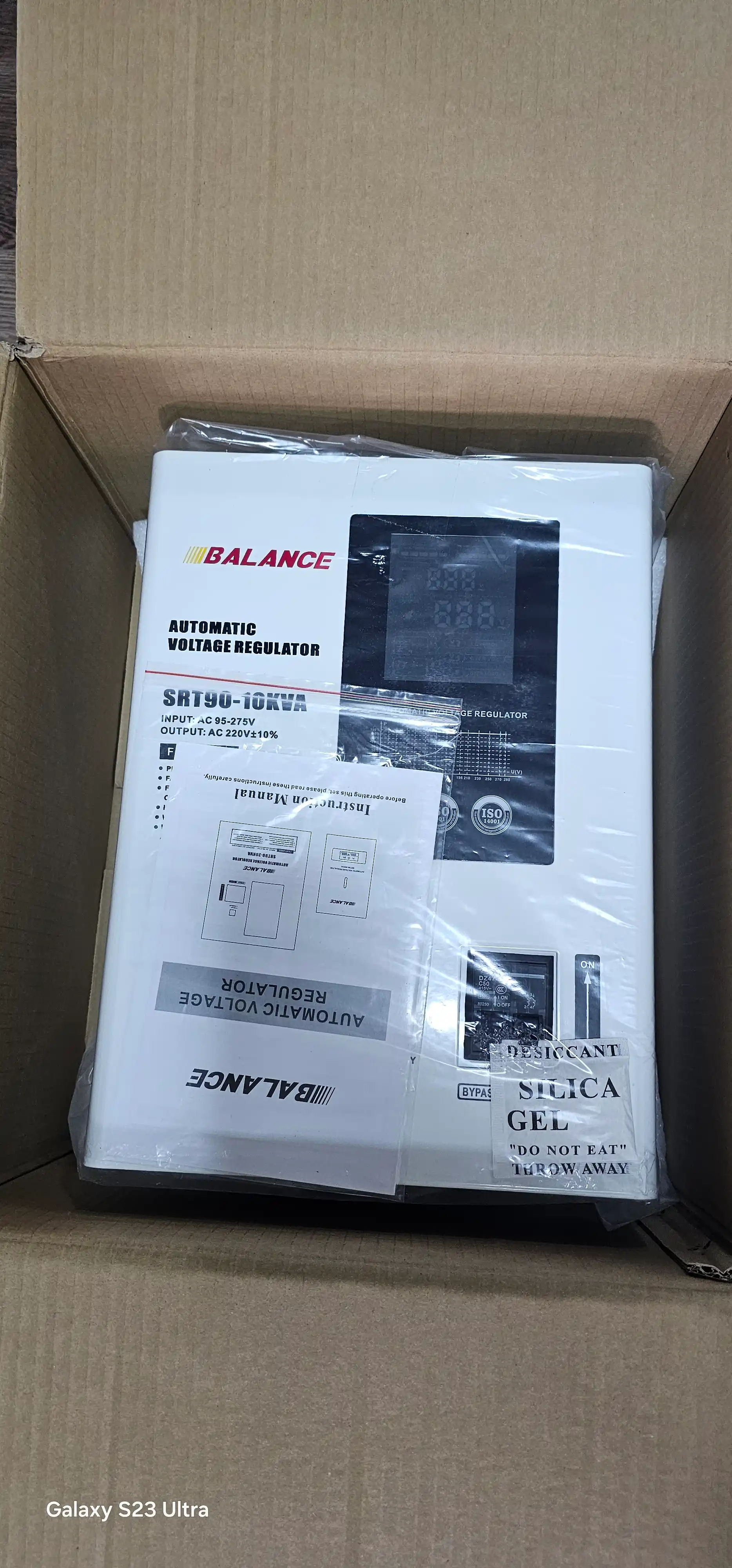 Kuchlanish stabilizatori Balance 10 kVA, releli, 95-275V