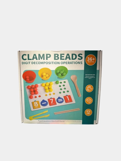 Clamp Beads - учим математику через игру