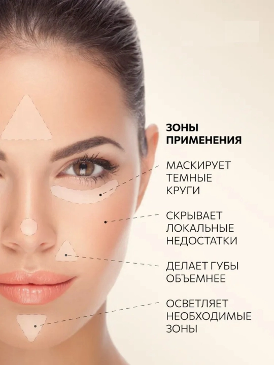 Жидкий консилер для лица Golden Rose Just Touch Liquid Concealer