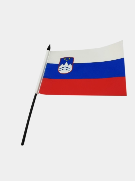 Diycrafts black SE flags are thick silk-based flags with glitter on a black flagpole - 