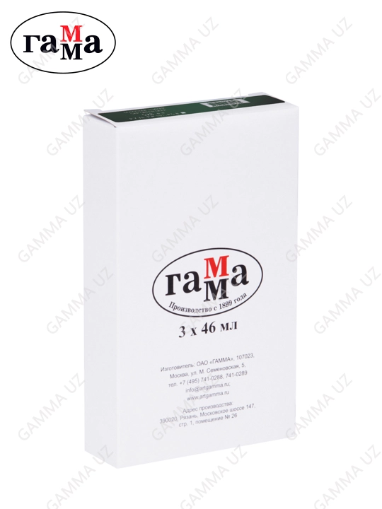 Badiiy moyli bo'yoq Gamma "Studio", 46 ml, tuba, zumrad yashil(taqlid),0.00.A046.541