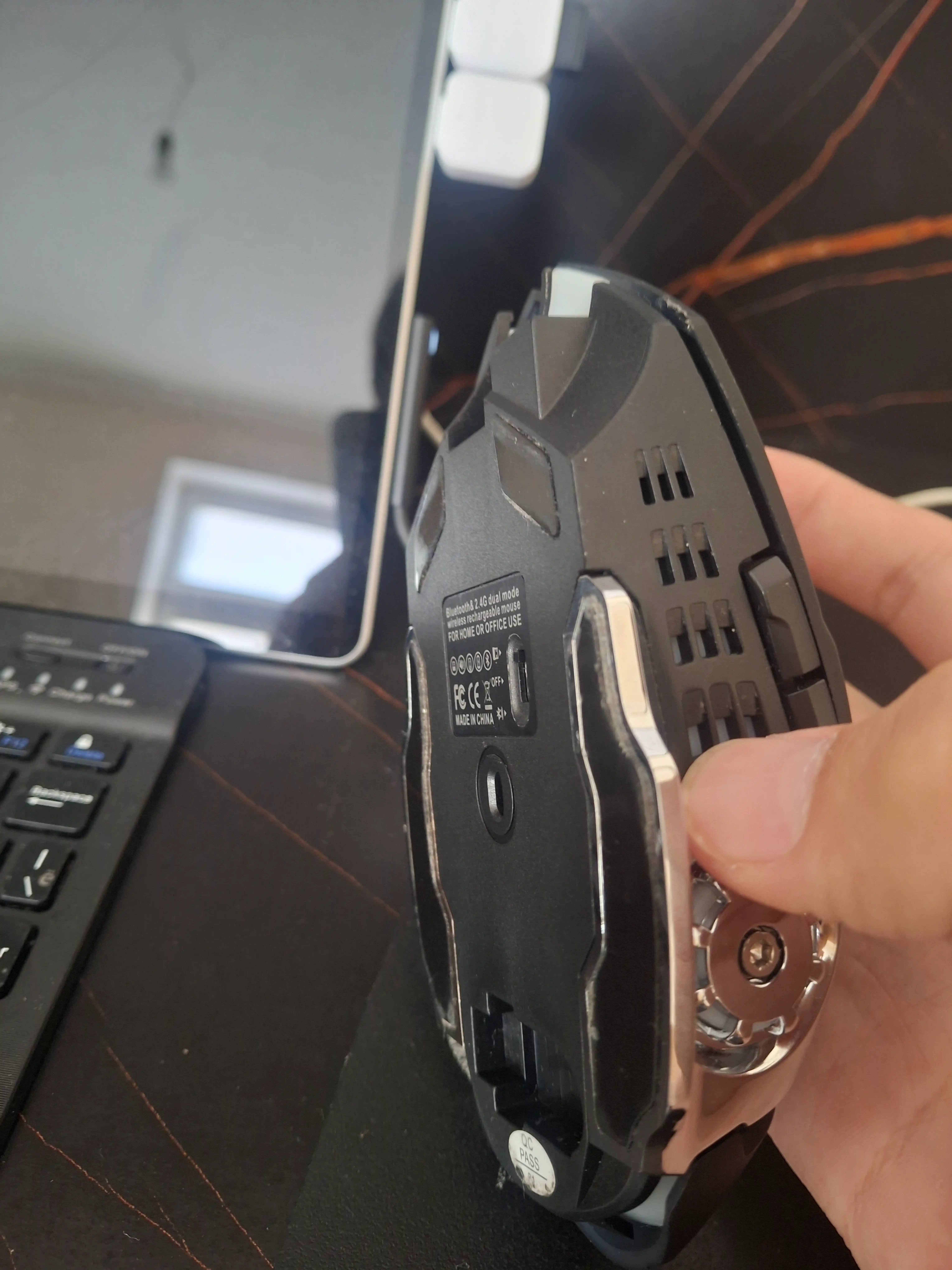 Simsiz shovqinsiz o‘yin sichqonchasi, 5 xil iMICE modeli, DPI 12800, RGB