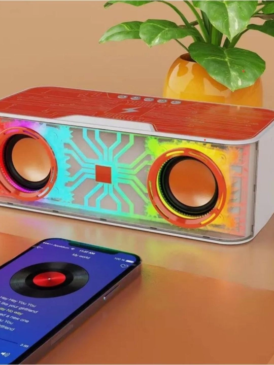 Portativ karaoke karnay, Bluetooth, 2 ta mikrofon, simsiz telefonni qo‘llab-quvvatlash