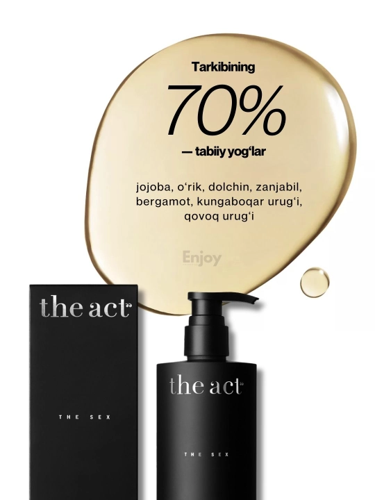 Масло для массажа тела The Act, питательное, парфюмированное, массажное, с афродизиаками