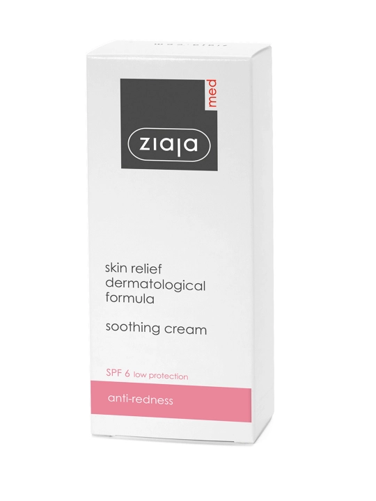 Qizarishga qarshi tinchlantiruvchi fizioderm MED kremi, 50 ml