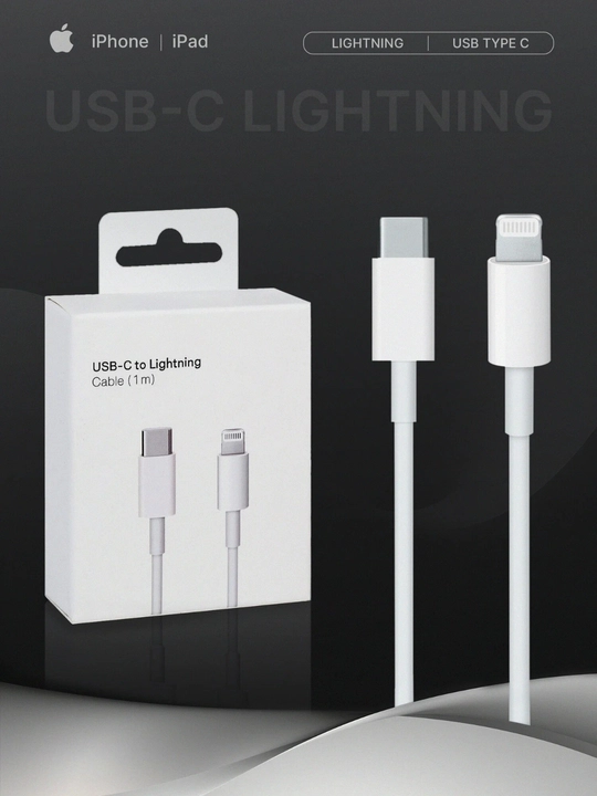 IPhone USB-C to Lightning 1 metr kabeli, iphone uchun tez zaryadlash