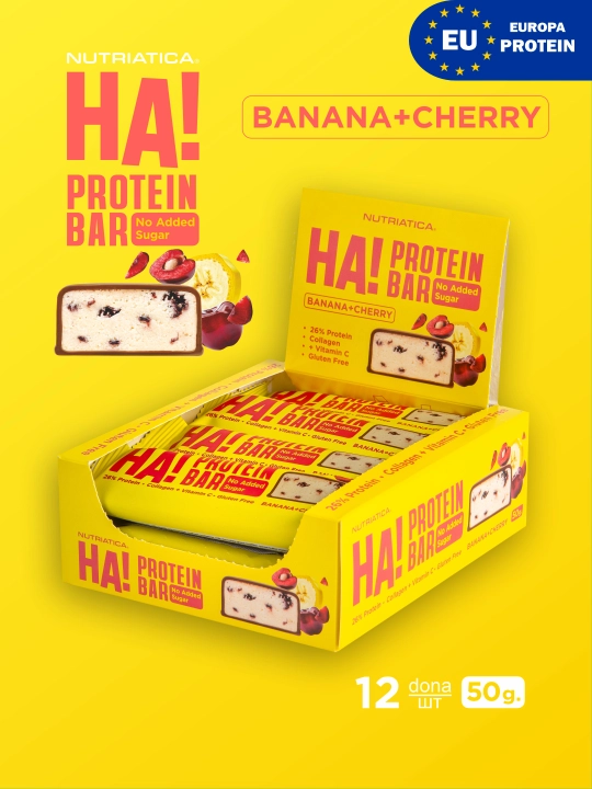Proteinli batonchiklar NUTRIATICA HA! Shakarsiz
