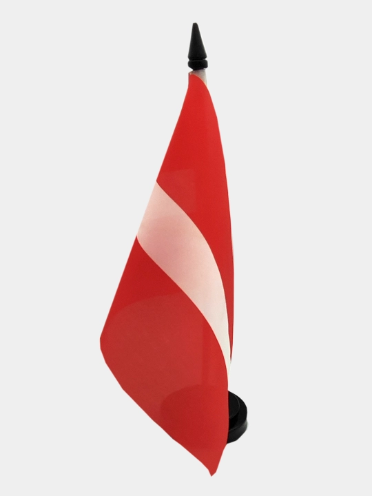 Diycrafts black SE flags are thick silk-based flags with glitter on a black flagpole