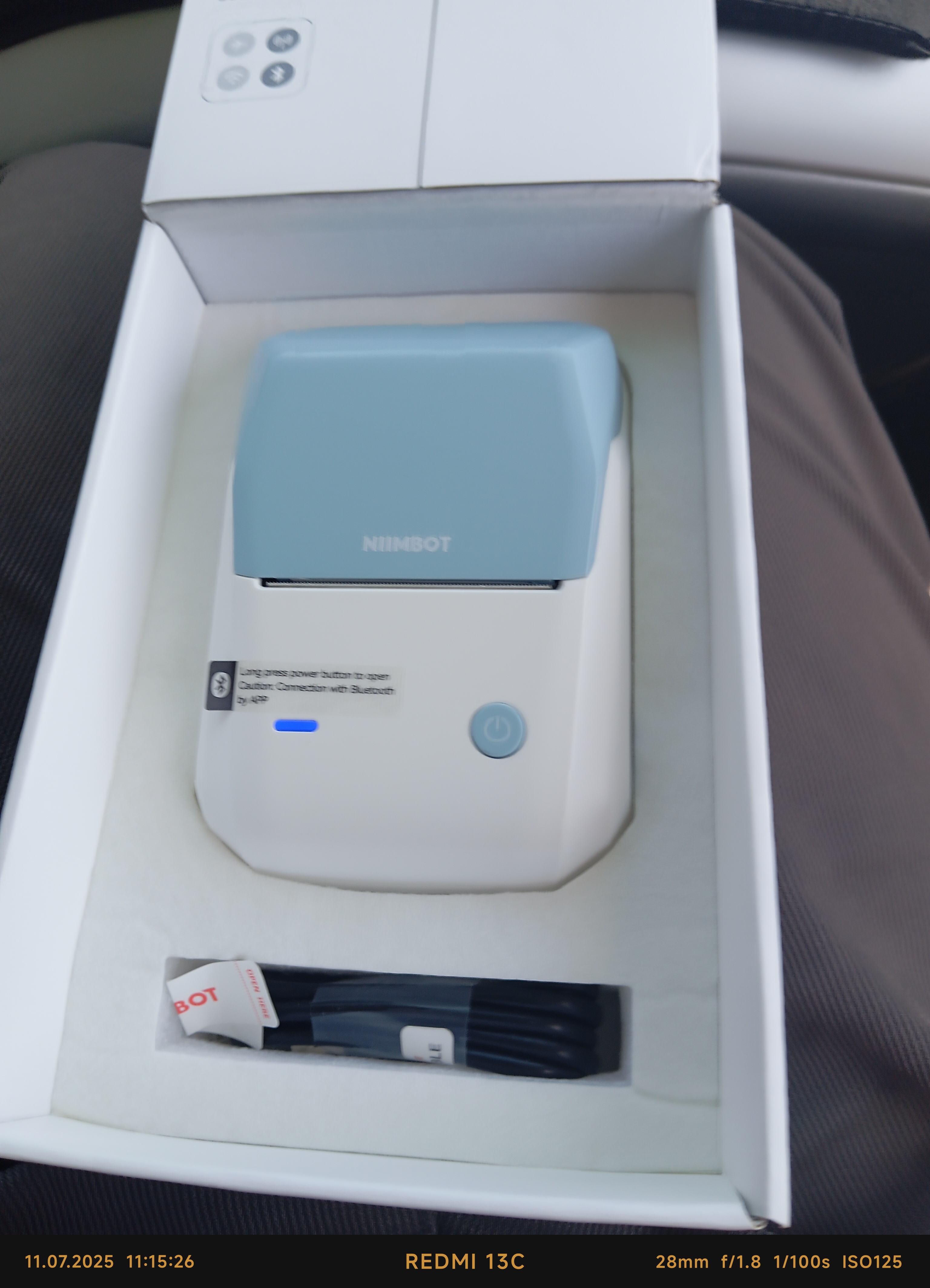Nimbot B1 termal yorliqli printer LABEL