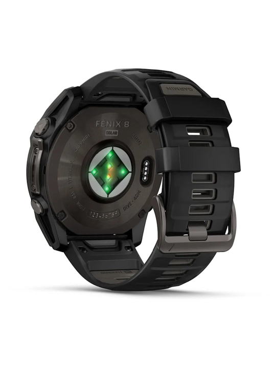 GARMIN Fenix 8 – 51 мм, SOLAR дисплей, сапфировое стекло, титановый безель