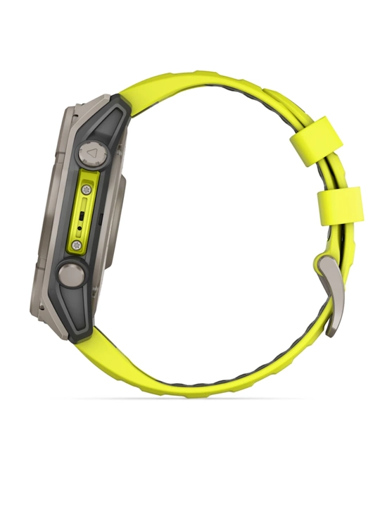 GARMIN Fenix 8 – 51 мм, SOLAR дисплей, сапфировое стекло, титановый безель