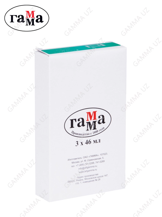 Badiiy moyli bo'yoq Gamma "Studio",46ml, tuba, quyuq kobalt yashil (taqlid), 0.00.A046.514