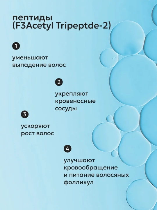 Сыворотка для ухода за волосами Likato, для роста волос, питает и укрепляет, 100 мл
