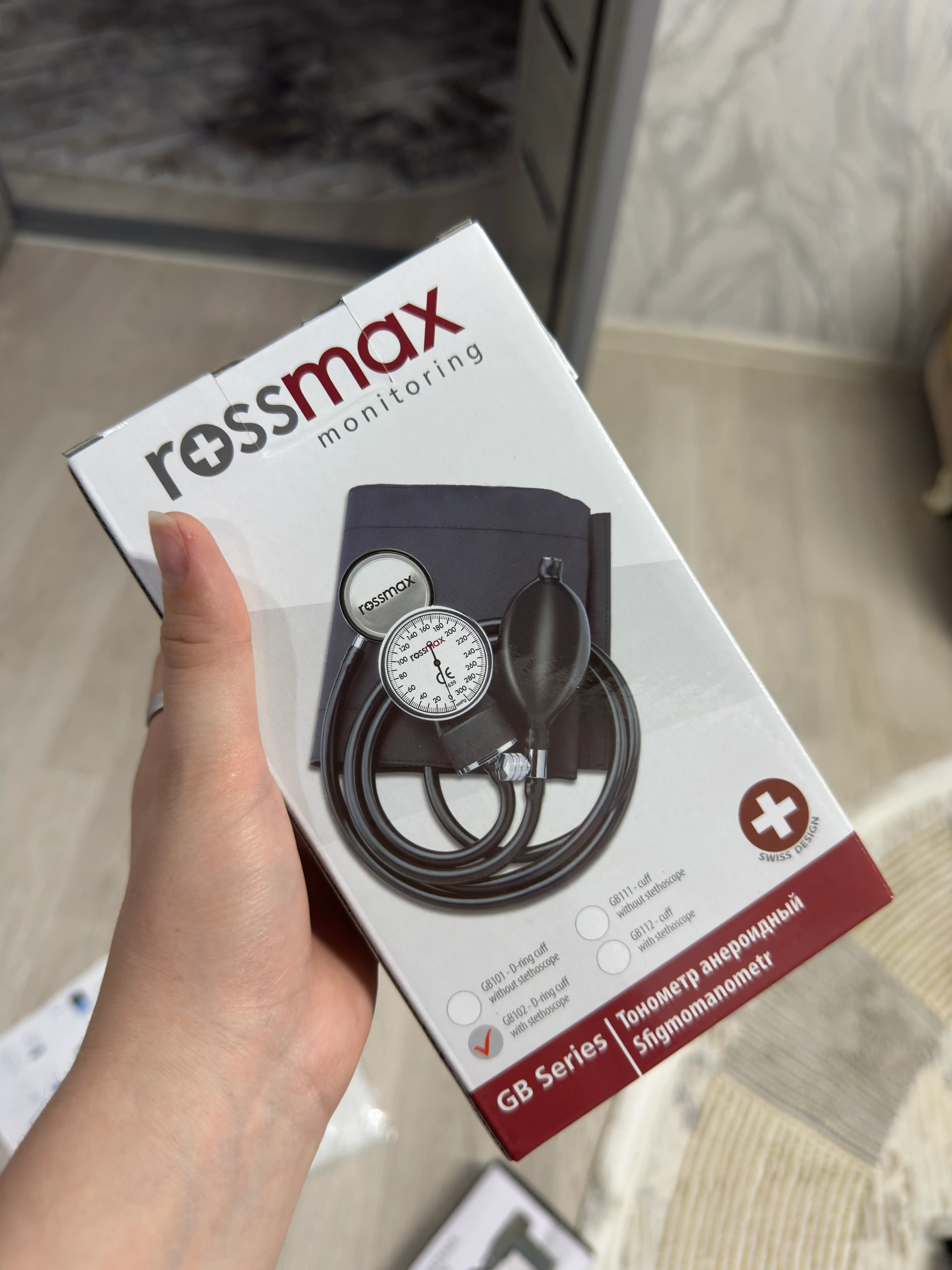 Aneroid sfigmomanometr, tonometr GB102 Rossmax Swiss
