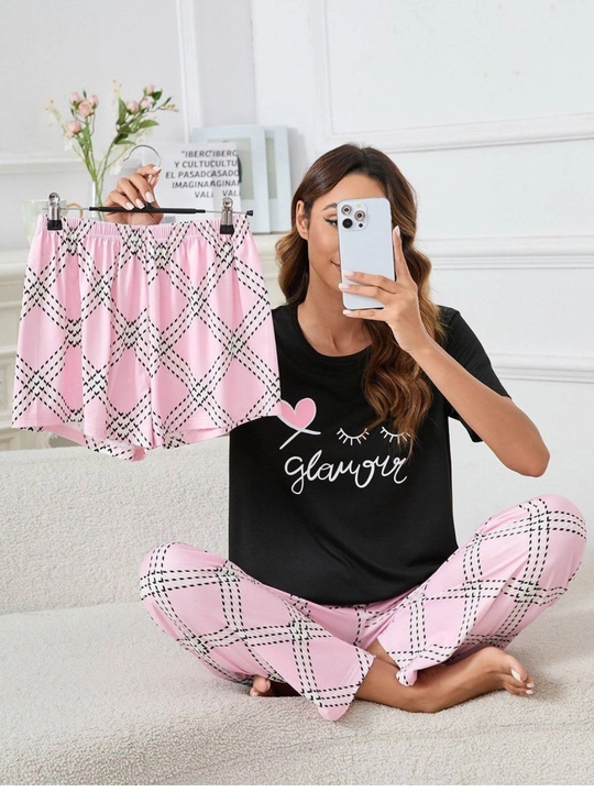 Ayollar uchun shimli pijama, ayollar va qizlar uchun uy kiyimi, uy uchun qulay kiyim - 