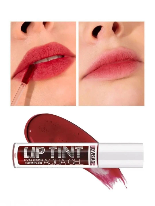 Тинт для губ  Luxvisage Оттеночный стойкий матовый гель LIP TINT AQUA GEL