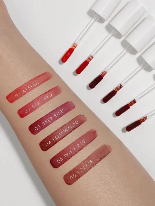 Тинт для губ  Luxvisage Оттеночный стойкий матовый гель LIP TINT AQUA GEL