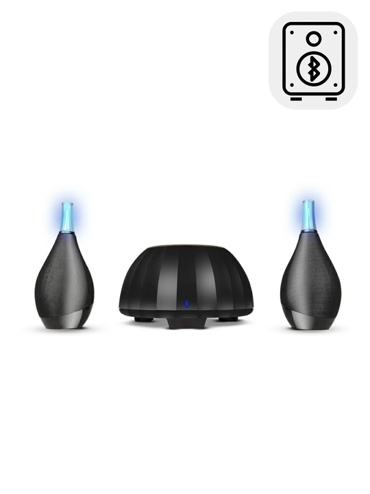 Sabvuferi Microlab Bottlewine, Bluetooth 4.0, 36W RMS, shisha shaklidagi korpus